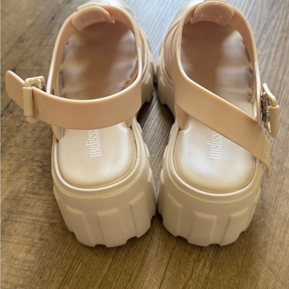 Melissa Women's Pink Platform Sandals - Picture 4 of 4